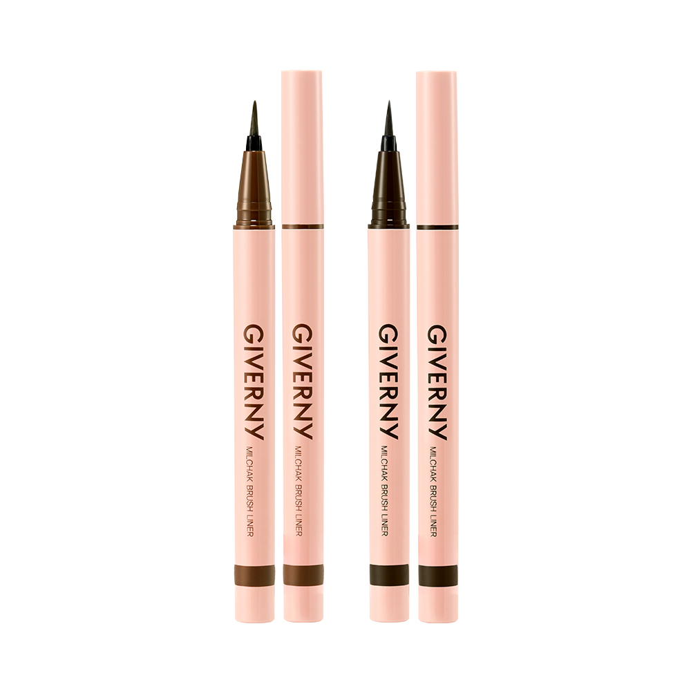 GIVERNY Milchak Waterproof Liquid Brush Eyeliner 01